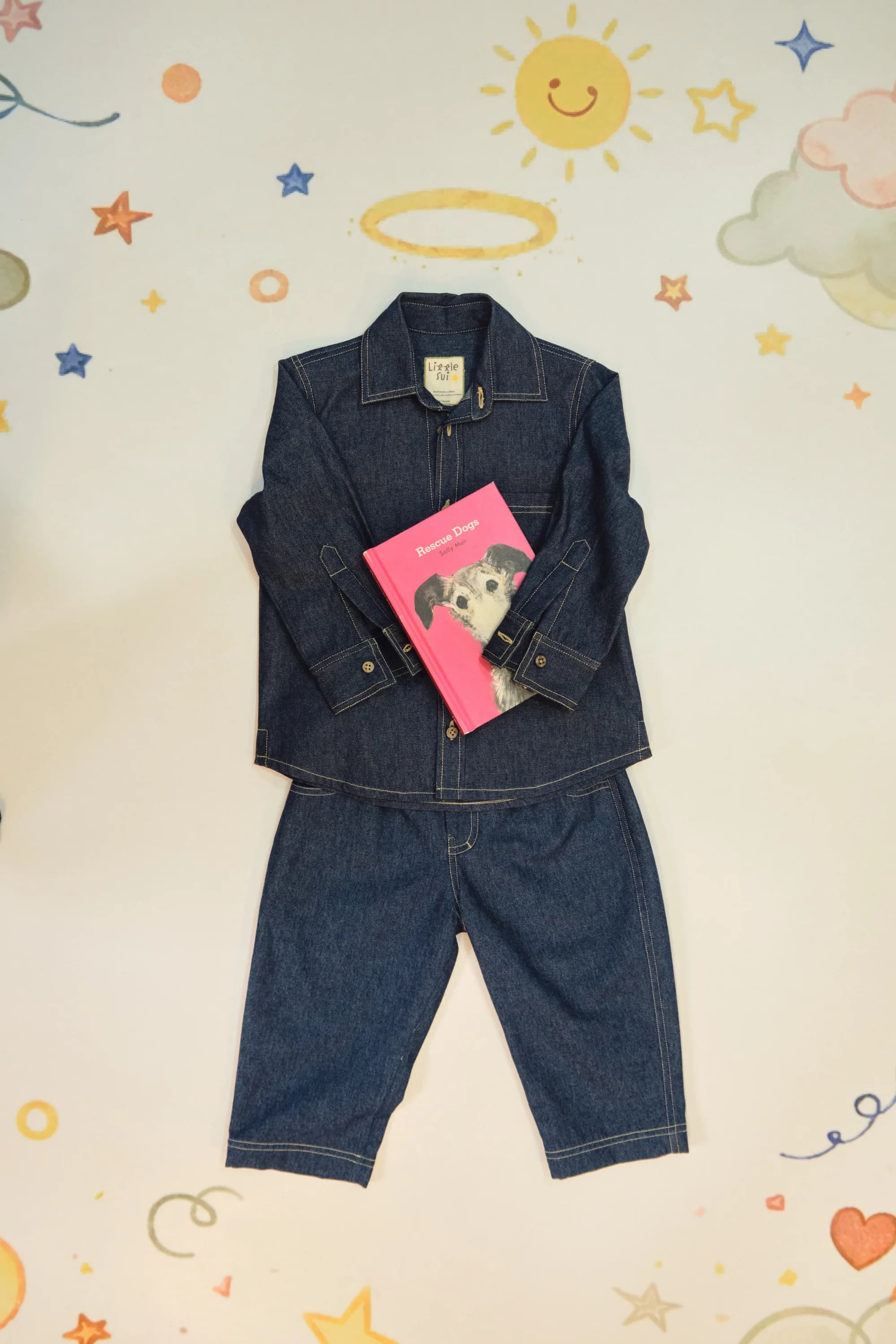 Ocean Sky Sustainable Denim Trousers 3